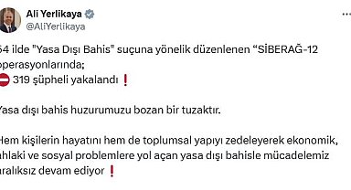 54 ilde 'Yasa dışı bahis' operasyonu: 319 gözaltı