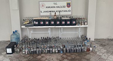 Ankara'da kaçak tütün ve alkol operasyonu