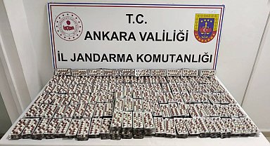 Ankara'da uyuşturucu operasyonu; 7 bin 650 adet hap ele geçirildi