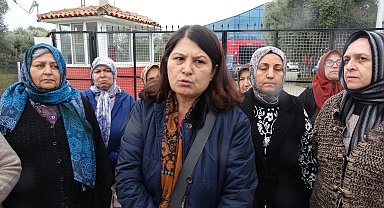 Aydın'da işten çıkarılan işçilerden eylem