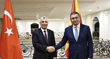 Bakan Bolat, Kuzey Makedonya Başbakanı Hristijan Mickoski ile bir araya geldi