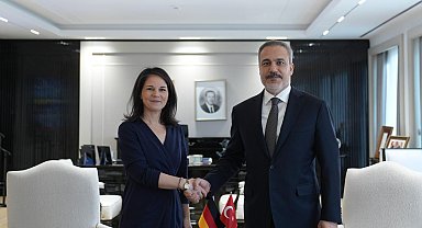 Bakan Fidan, Alman mevkidaşı Baerbock ile bir araya geldi