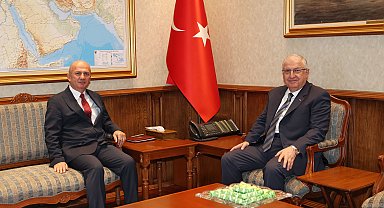 Bakan Güler, Darüsselam Büyükelçisi Gezer'i kabul etti
