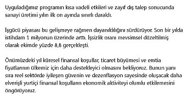 Bakan Şimşek: İş gücü piyasası dayanıklılığını sürdürüyor