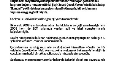 Bakanlıktan 'Çocuk yuvasında bebek satışı' iddialarına yalanlama