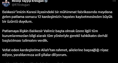 Balıkesir'de patlayıcı üretilen fabrikada patlama; 12 ölü, 5 yaralı