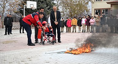 Bedensel engelli Muhammed'in itfaiyeci olma hayali gerçekleşti