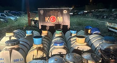 Bursa'da 5 bin 740 şişe sahte alkol ele geçirildi; 2 kişi tutuklandı
