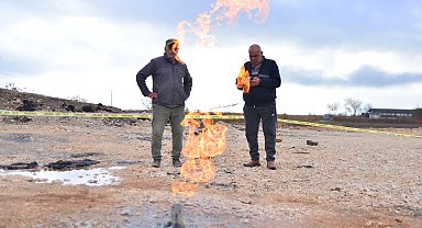 Bursa'da zemin etüdü çalışmasında gaz bulundu