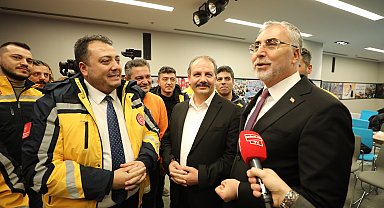 Çalışma Bakanı Işıkhan, Sağlık-Sen'in 112 çalışanları buluşmasına katıldı