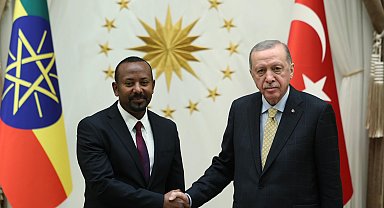 Cumhurbaşkanı Erdoğan, Etiyopya Başbakanı Ali'yi kabul etti