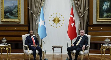 Cumhurbaşkanı Erdoğan, Somali Cumhurbaşkanı Mahmud ile görüştü