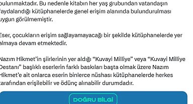 DMM'den 'Nazım Hikmet' açıklaması