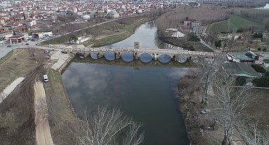 Edirne'de kuraklığa karşı Tunca Nehri'ne mini baraj