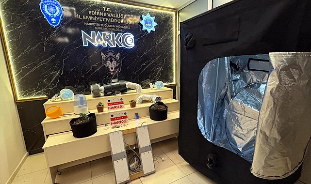 Evine kurduğu sistemle uyuşturucu üreten şüpheli tutuklandı