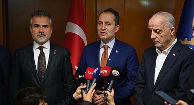 Fatih Erbakan, Türk-İş Başkanı Ergün Atalay'ı ziyaret etti