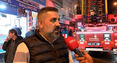 İstanbul- Bağcılar'da çıkan yangında patlayan tüp paniğe neden oldu