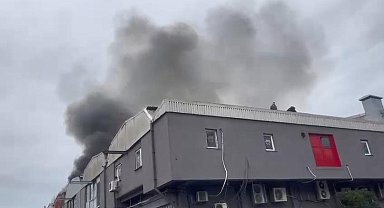 İstanbul - Bahçelievler'de sanayi sitesinde iş yeri yangını - 1