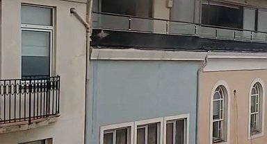 İstanbul - Beyoğlu'nda Masonlar Büyük Locası Derneği'nde yangın