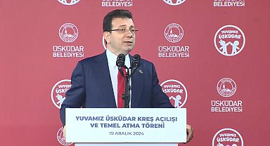 İstanbul - İmamoğlu: Kreşlerin her biri benim için mega projedir