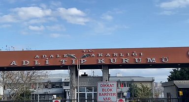 İstanbul- Sarıyer'de AVM'de öldürülen Aras Yılmaz'ın cenazesi Adli Tıp Kurumu'ndan alındı