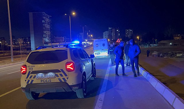 Kayseri'de kamyonetin çarptığı yaya ağır yaralandı
