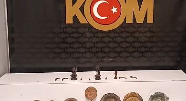 Kayseri'de tarihi eser kaçakçılığına 3 gözaltı