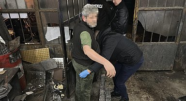 Kütahya'da sahte içki operasyonu; 3 gözaltı