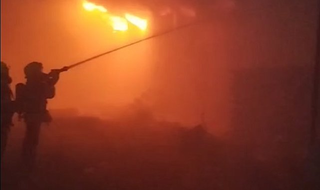 Mersin'deki çiftlik yangınında binlerce civciv öldü