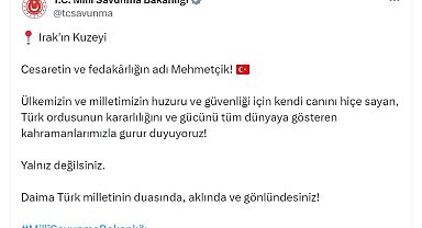MSB'den 'Kahramanlarımızla gurur duyuyoruz' paylaşımı