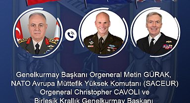 Orgeneral Gürak, Orgeneral Cavoli ve Oramiral Radakin ile görüştü