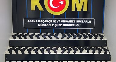 Otomobilde 50 ruhsatsız tabanca ele geçirildi; 1 tutuklama