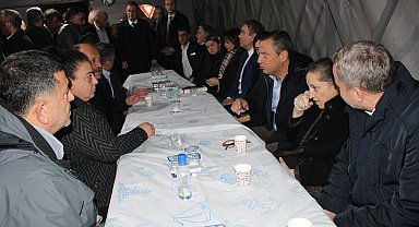 Özgür Özel, Veli Ağbaba'ya taziye için Malatya'da