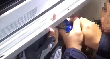 Parmağı akıllı tahtaya sıkışan öğrenciyi itfaiye kurtardı