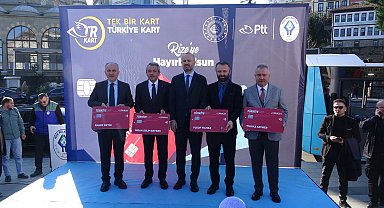 Rize'de 'Türkiye Kart' uygulaması başladı