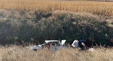 Şanlıurfa'da otomobil devrildi; 5 yaralı