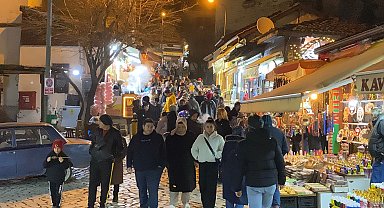 Tarihi konaklarıyla ünlü Safranbolu'da yılbaşı yoğunluğu