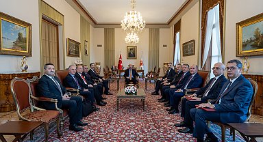 TBMM Başkanı Kurtulmuş, İsveç Süryani Cemaati heyetini kabul etti