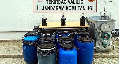 Tekirdağ'da 399 litre 'sahte şarap' ele geçirildi
