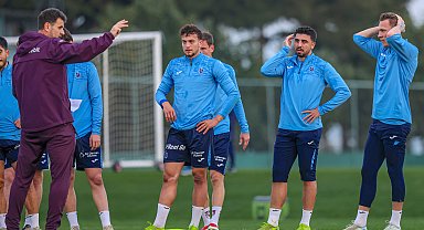 Trabzonspor'da Galatasaray maçı hazırlıkları sürüyor