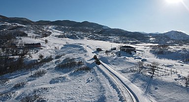 Tunceli'de kar nedeniyle 222 köy yolu ulaşıma kapandı