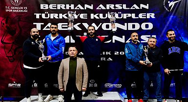 Türkiye Kulüpler Taekwondo Şampiyonası Ankara'da sona erdi
