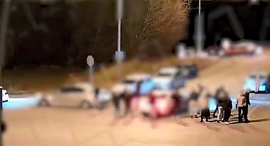Yarış yapmak için bir araya gelen 11 araç sürücüsüne 38 bin TL ceza