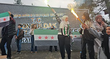 Zonguldak'ta Suriyeli öğrencilerden kutlama