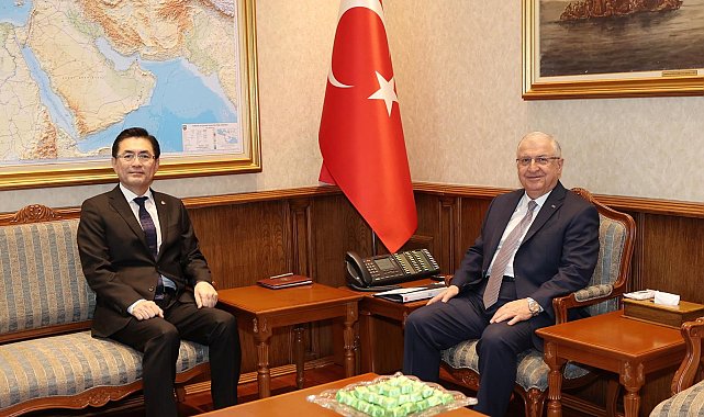 Bakan Güler, Kore Cumhuriyeti Büyükelçisi Jeong'u kabul etti