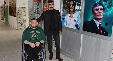 Cam kemik hastası memur, engelleri görev yaptığı okulda aştı