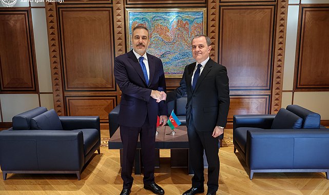 Dışişleri Bakanı Hakan Fidan, Azerbaycan Dışişleri Bakanı Ceyhun Bayramov ile görüştü