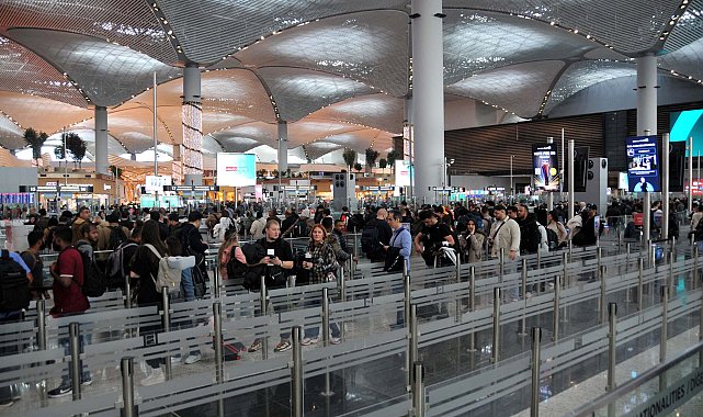 İstanbul- İstanbul Havalimanı'nda 'Yarıyıl tatili' yoğunluğu