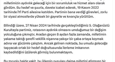 Kürşad Zorlu, İYİ Parti'den istifa etti