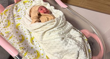 Ordu'da yeni yılın ilk bebeği 'Umay Lina' oldu